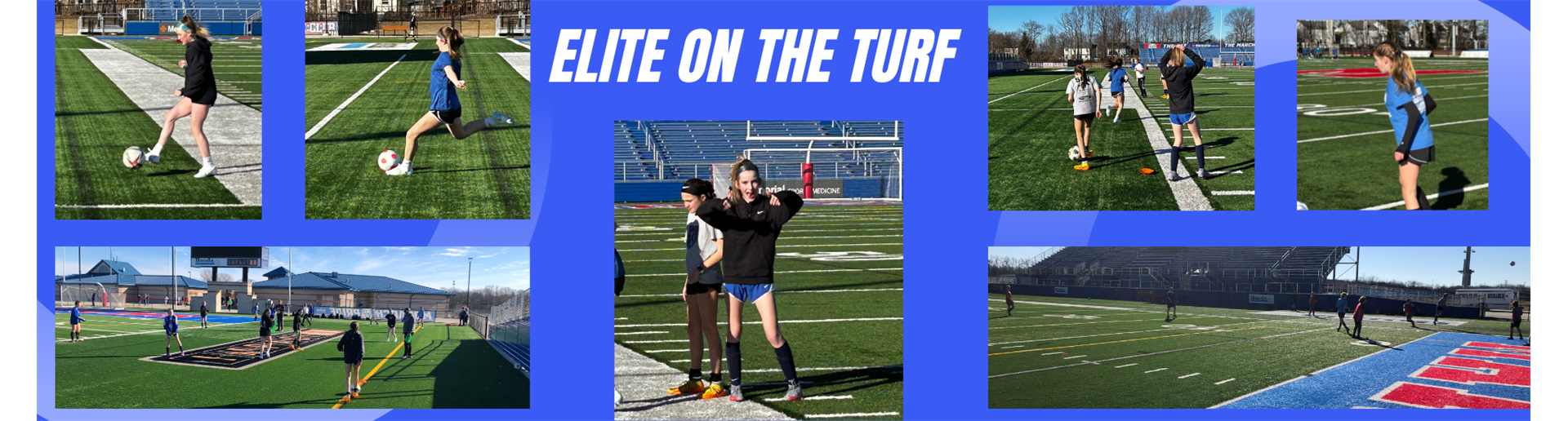 Training outside on the Turf