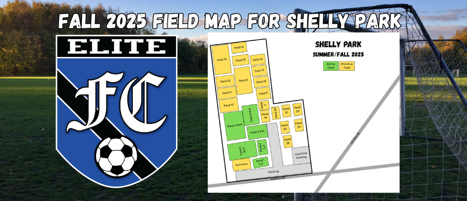 Updated Shelly Park Field Map